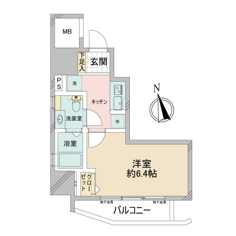 リヴシティ文京本郷の間取り