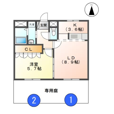 メゾンド・ショコラの間取り