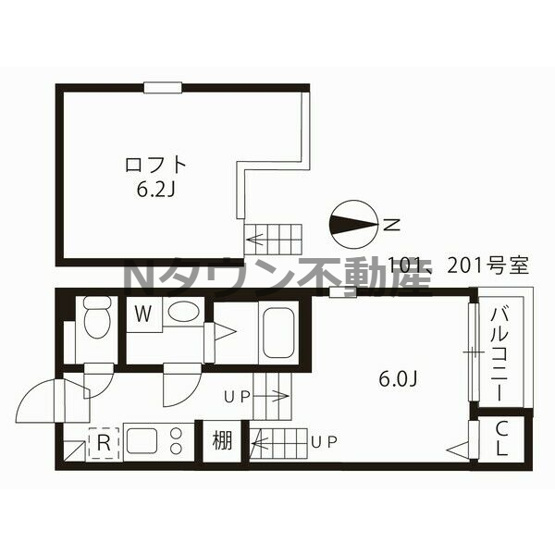 【間取り】 | ハーモニーテラス草薙町 | 間取りです。