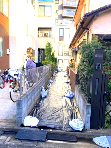 南台3丁目・売地の外観|もう一箇所の北側接道部分の土地です。こちらから2つ目の玄関を作ったら、セパレートで過ごせます。