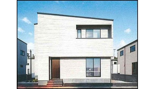 新築一戸建て　岡山市南区三浜町(第6)【仲介手数料無料】の外観パース