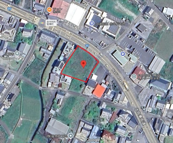 【地図】安芸郡奈半利町 乙