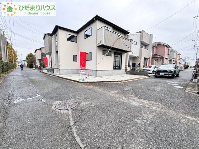 上尾市二ツ宮　7期　新築一戸建て　ずっとプラス　01の外観|落ち着いた雰囲気のあるお洒落な外観！			
