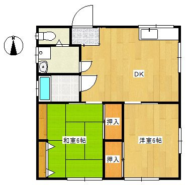 フラワーハウスの間取り