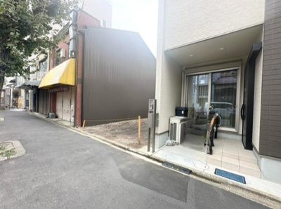 【前面道路含む現地写真】 | 聚楽廻西町　売土地（建築条件無）