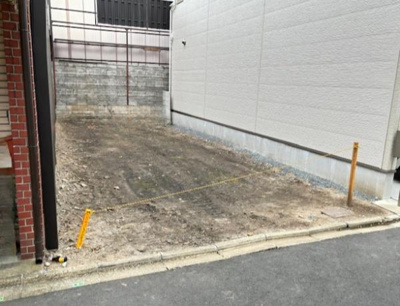 【前面道路含む現地写真】 | 聚楽廻西町　売土地（建築条件無）
