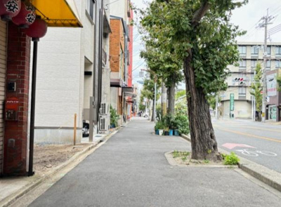 【前面道路含む現地写真】 | 聚楽廻西町　売土地（建築条件無）