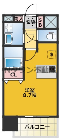 【間取り】 | プレサンス鶴舞公園ウィズ | 間取りです。