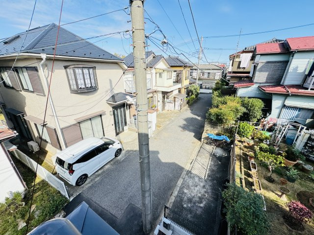 柏市中原２丁目新築戸建【酒井根東小学校：7分】の展望|バルコニーより道路側眺望