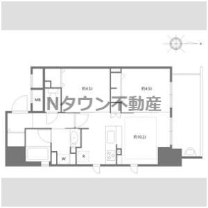 【間取り】 | プレサンスロジェ名古屋久屋大通公園 | 間取りです。