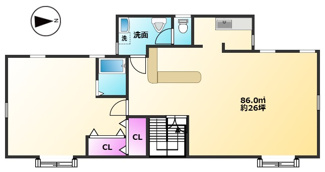 【間取り】 | 田中西町店舗事務所