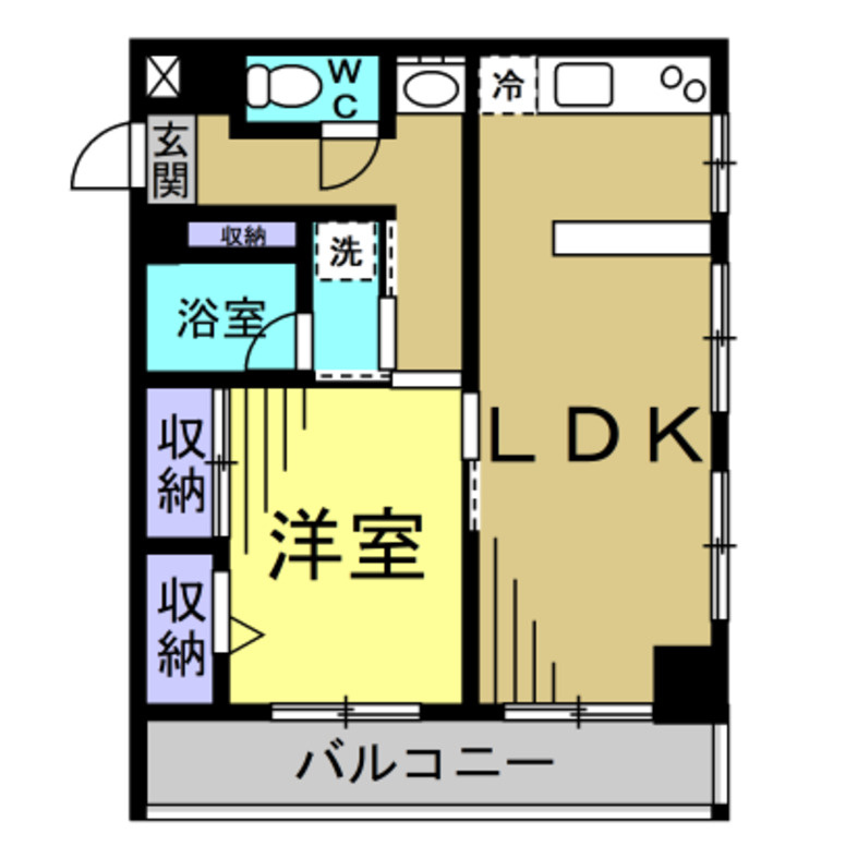 A&S KATO KI B棟の間取り