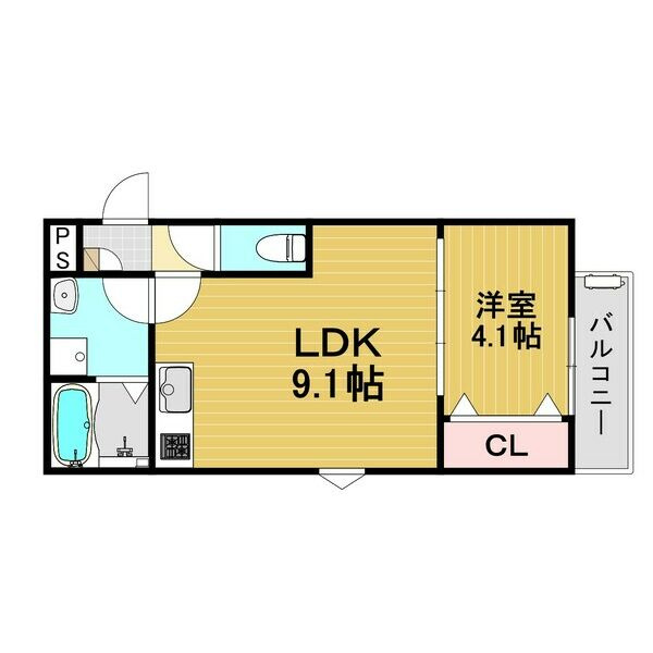 LECOCON半田Ⅳの間取り