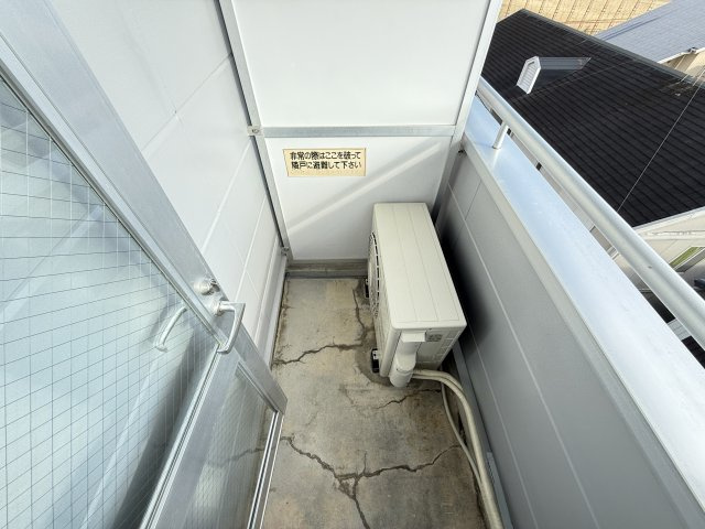 下島ハイツのバルコニー