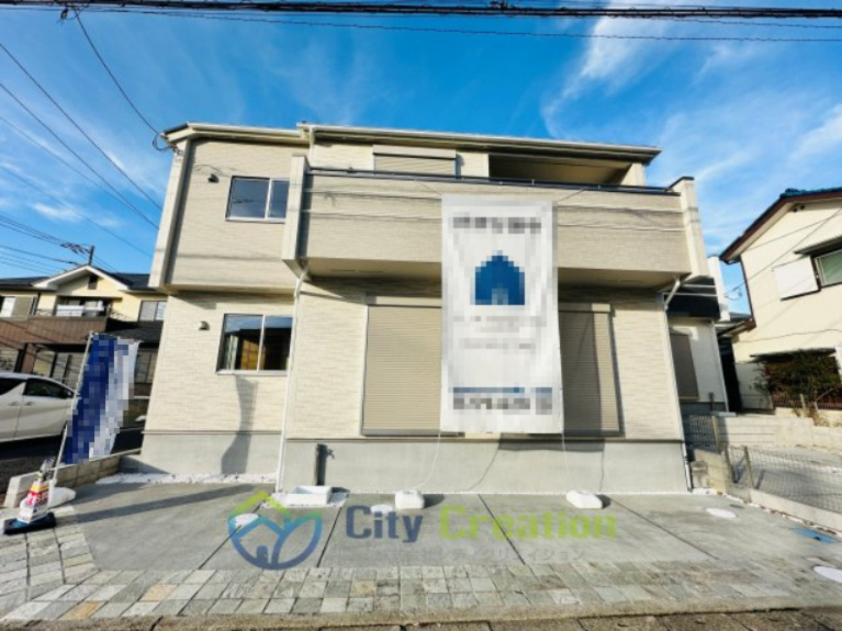 平塚市纒　ゆとりとこだわりの長期優良住宅の外観