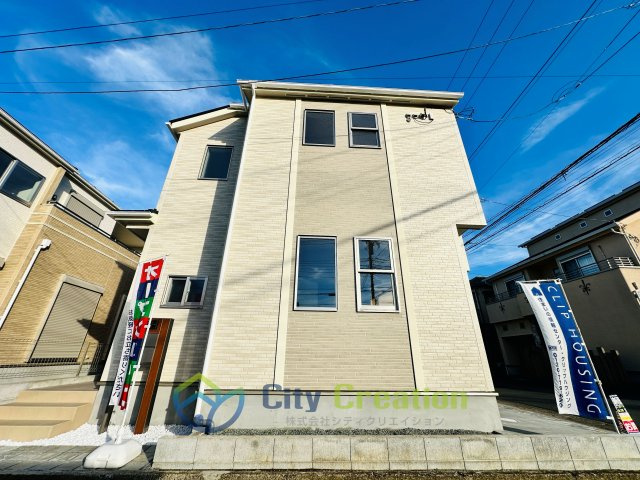 平塚市纒　ゆとりとこだわりの長期優良住宅の外観