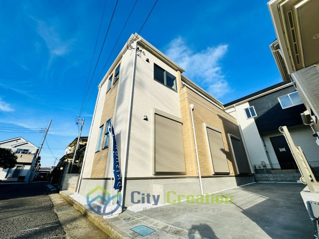 平塚市纒　ゆとりとこだわりの長期優良住宅の外観