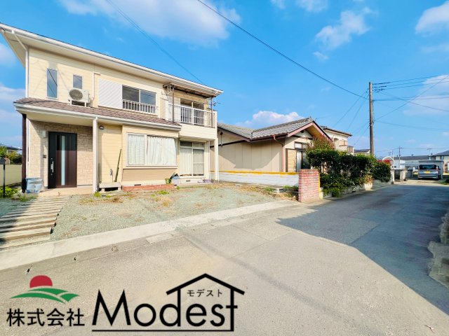 藤岡市中栗須の前面道路含む現地写真|閑静な住宅街で車の通りも少なく安心◎