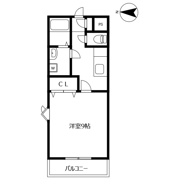 グレイスKMの間取り