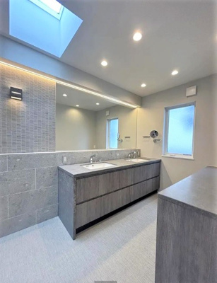 【洗面所】 | 【仲介手数料４２０万円が無料！】■南道路面■ハイグレードデザインハウス