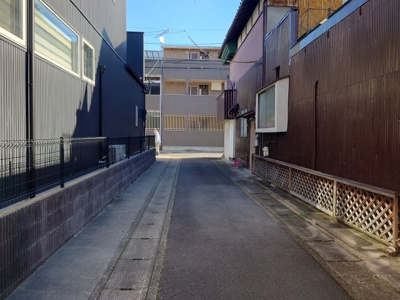 【前面道路含む現地写真】 | 山科区厨子奥苗代元町　売地