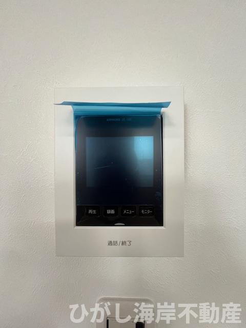 茅ヶ崎市萩園　新築戸建　全8棟のセキュリティ|TVモニター付きインターフォン