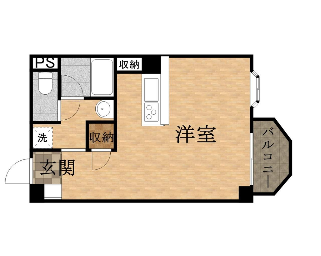 ＷＡＫＯビルの間取り