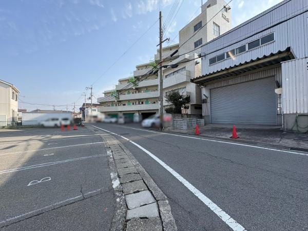 和歌山市湊　倉庫の前面道路含む現地写真