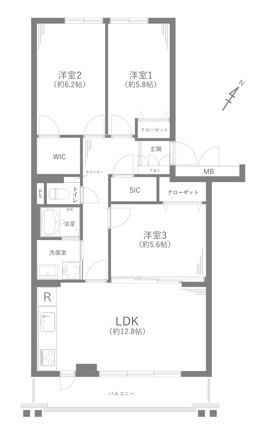志木ニュータウン中央の森弐番街4号棟