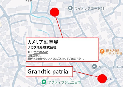 【駐車場】 | Grandtic patria　★プライスホームなら仲介手数料が0円です！★