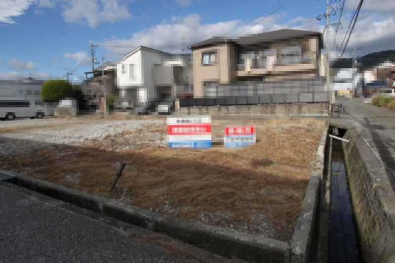 南久万　建築条件なし　売土地の外観