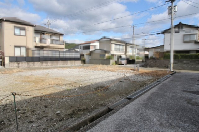 南久万　建築条件なし　売土地の外観