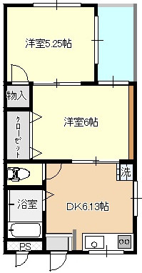 【間取り】 | ハイムF