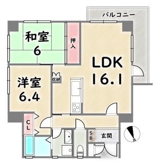 【間取り】 | グレース嵐山