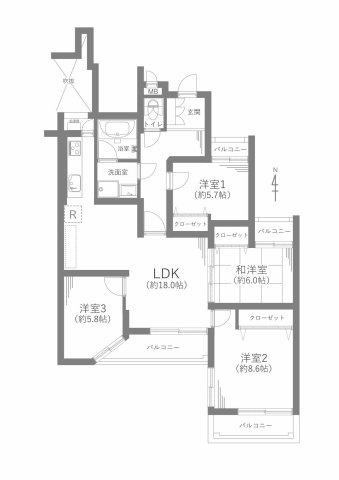 【間取り】の画像