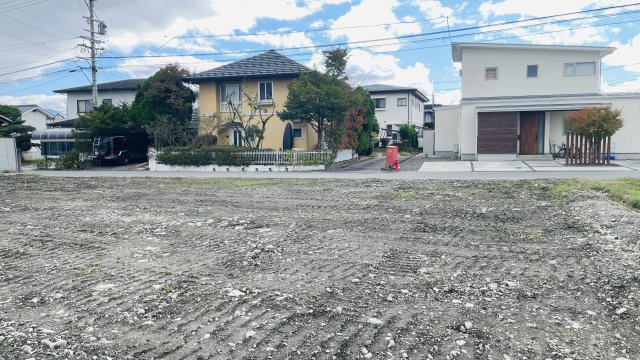 安曇野市穂高　売地の外観