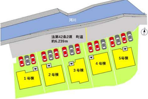 【区画図】 | よかタウン菊池郡大津町大字室11期　4号棟 | ☆区画図☆