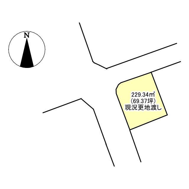 西条市飯岡381-111の土地図