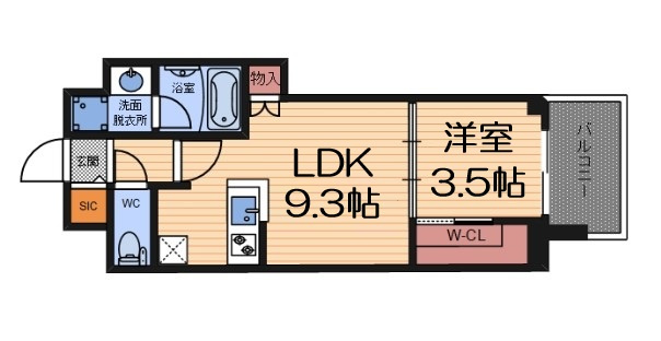 【間取り】 | アーバネックス南森町EAST