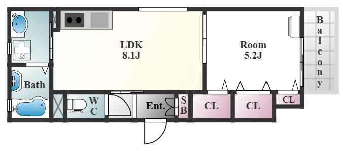 Ｇｒａｎ　Ｃｌａｕｄｉａ寝屋川の間取り