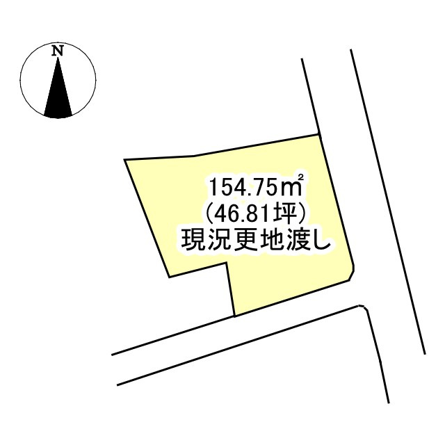 売土地の土地図