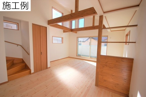 茅ヶ崎市萩園　新築戸建全８棟　8号棟の居間・リビング