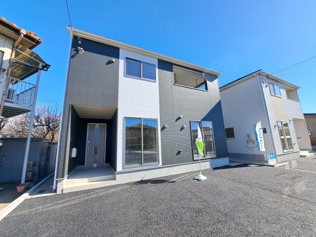 新築　桐生市境野町第5　クレイドルガーデン　１号棟の外観|現地写真　完成しました！ご内覧等、お気軽にお問合せください♪　							

