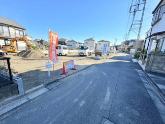 【前面道路含む現地写真】 | 川越市今成　新築分譲　東武東上線『川越市駅』徒歩19分　【今成小学区】