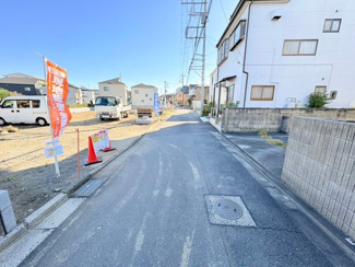【前面道路含む現地写真】 | 川越市今成　新築分譲　東武東上線『川越市駅』徒歩19分　【今成小学区】