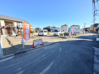 【前面道路含む現地写真】 | 川越市今成　新築分譲　東武東上線『川越市駅』徒歩19分　【今成小学区】