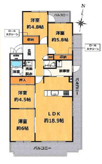 【間取り】 | サンヴェール高槻