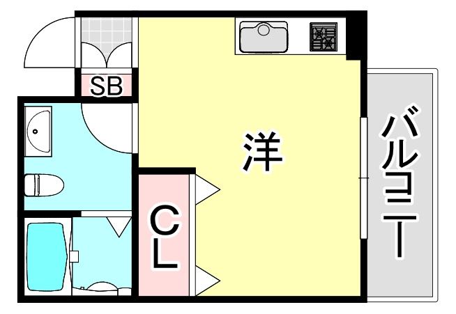 エルデ六甲の間取り