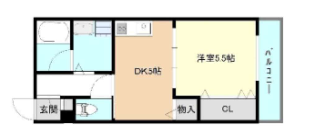 エルサ住之江の間取り