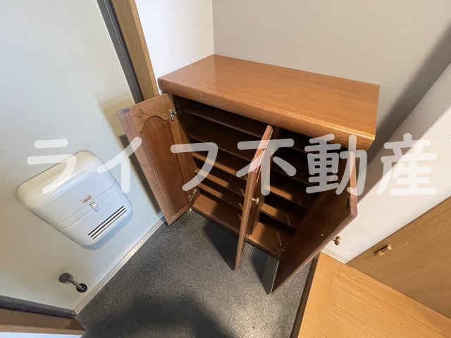 ジュネス花園の収納|専用の収納スペースです